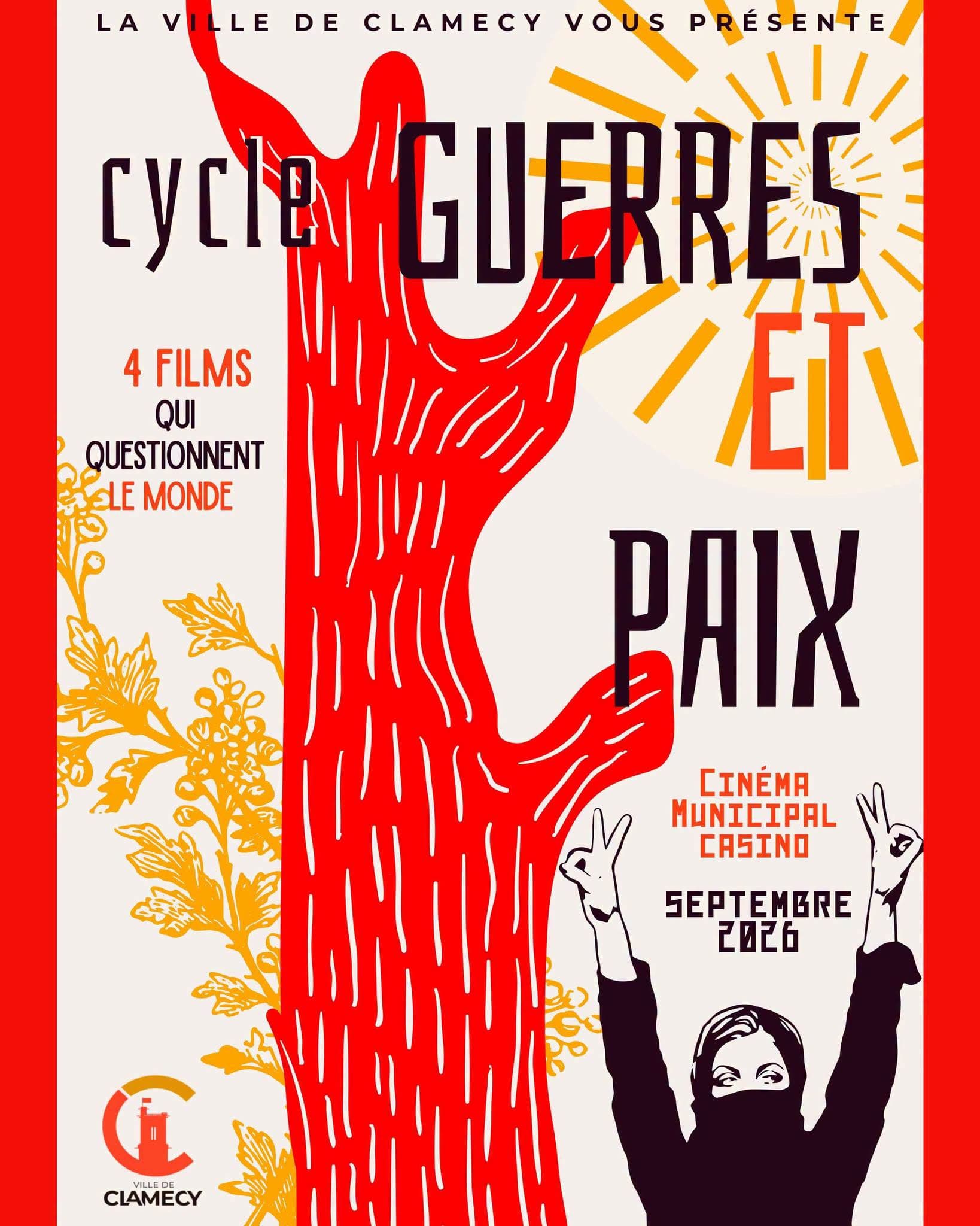 septembre 2026 - guerre et paix au cinéma - Clamecy
