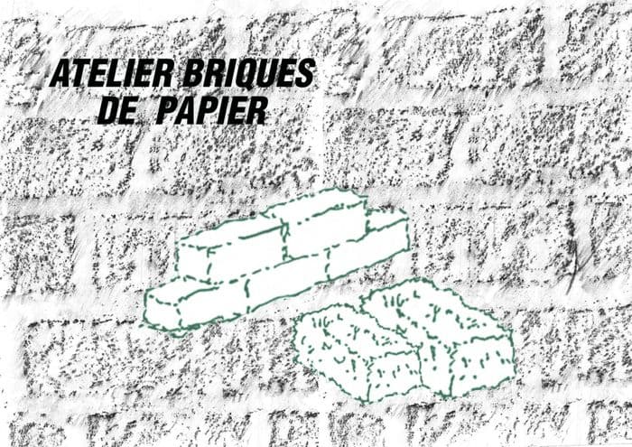 Atelier briques de papier