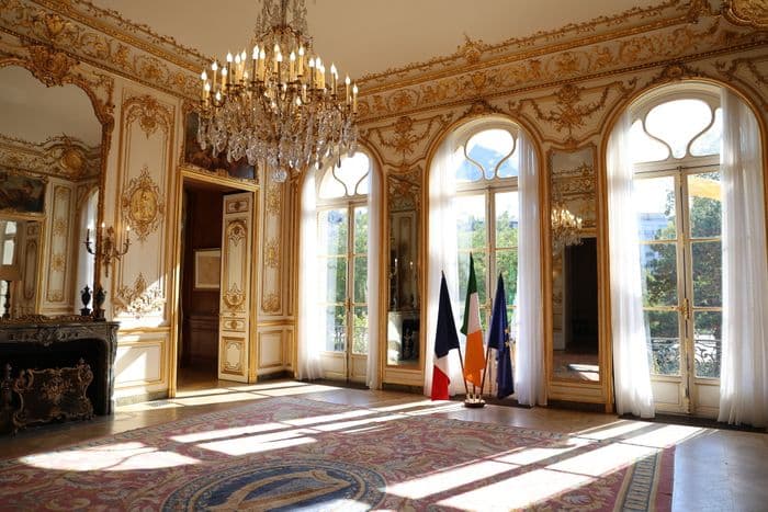 Visite de l'Ambassade d'Irlande en France