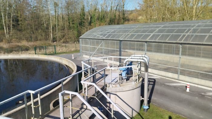 Visite de la station de traitement des eaux usées de Fismes