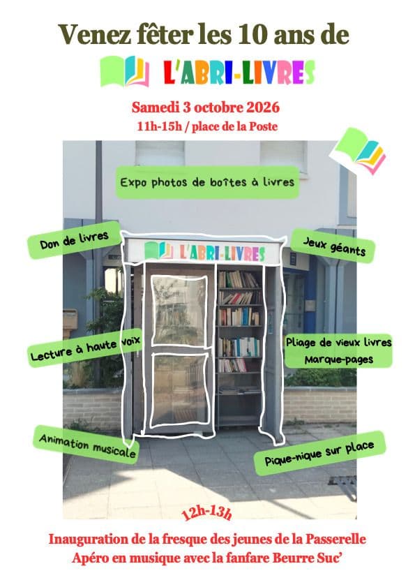 L’Abri-livres : dix ans déjà !