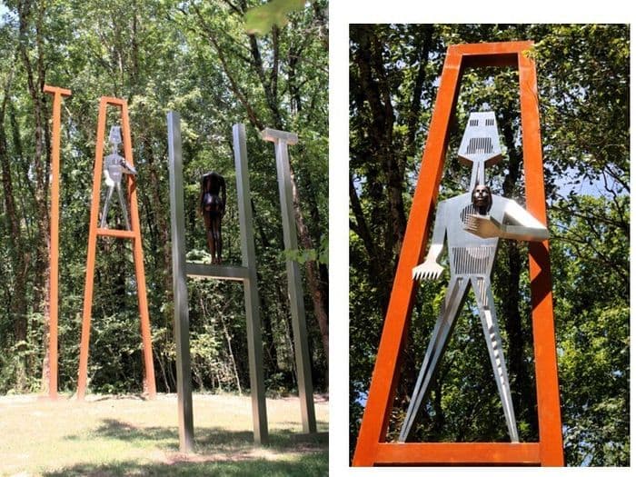 Deux nouvelles sculptures monumentales dans la forteresse médiévale de Châteaubrun
