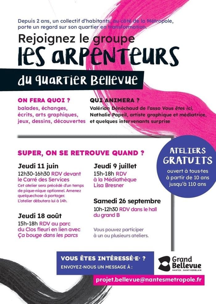 Les arpenteurs du quartier Bellevue