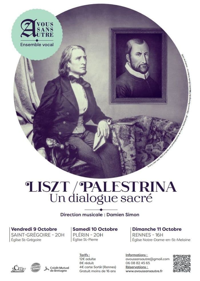 LISZT / PALESTRINA • Un dialogue sacré