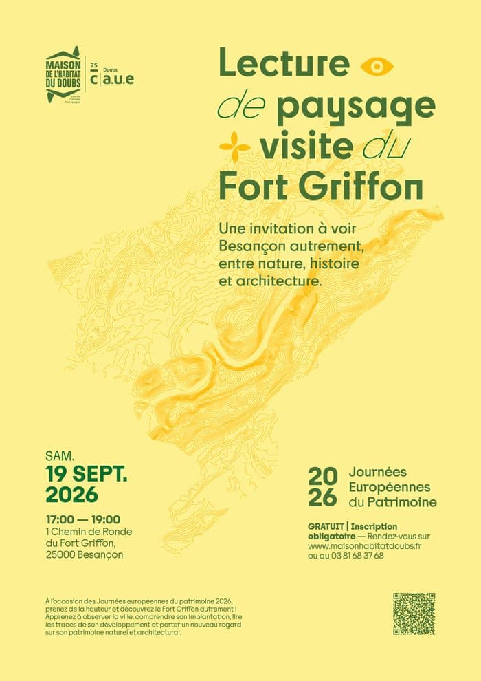 Lecture de paysage et visite du Fort Griffon à Besançon