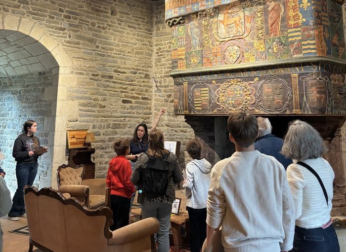 Visite du château de Pontivy en langue des signes françaises
