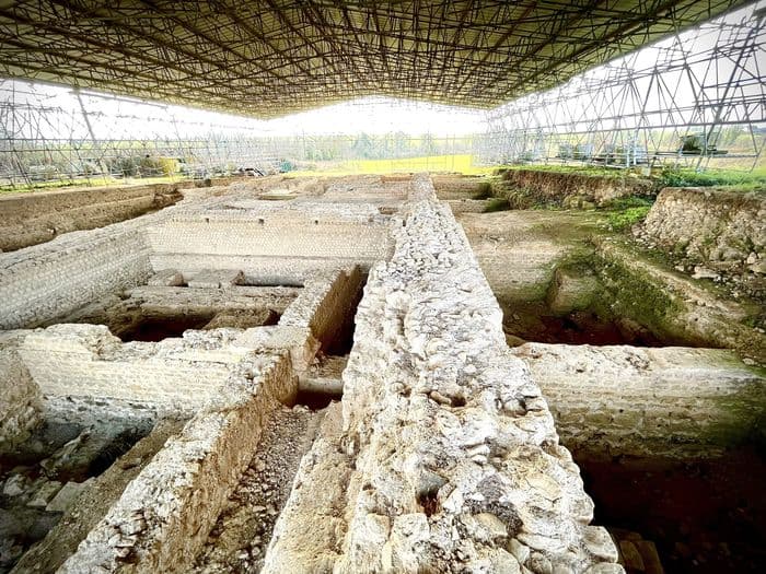 Visite guidée du chantier de fouilles
