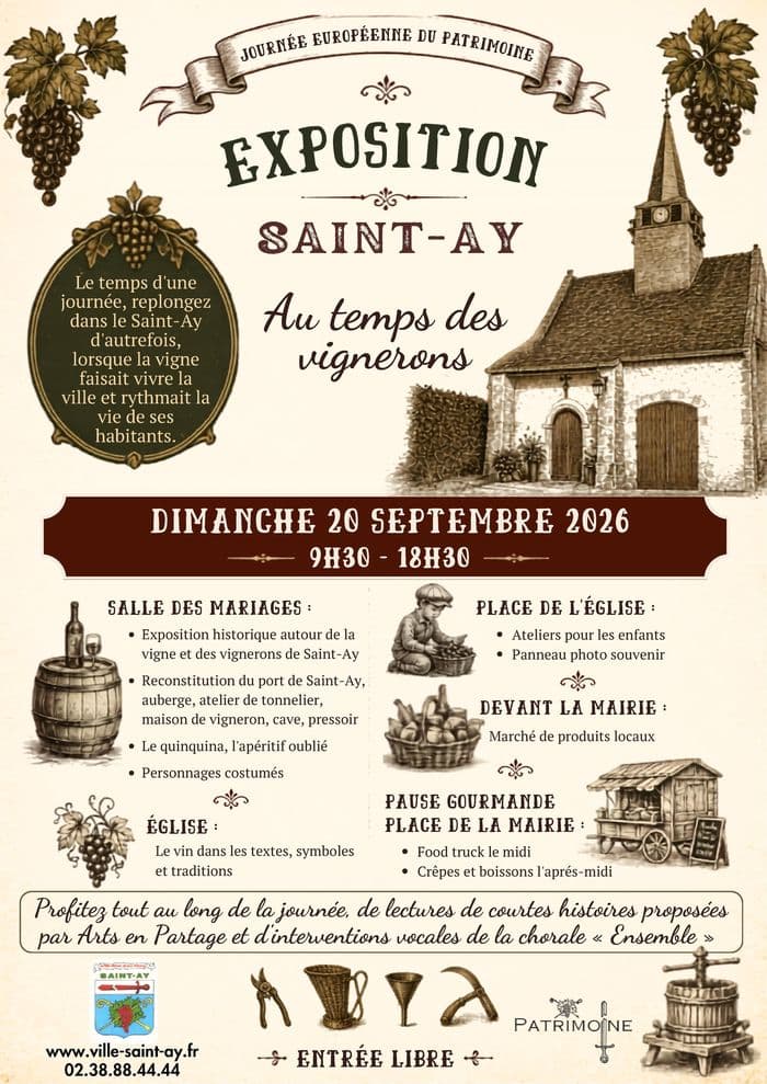 Exposition "Saint-Ay au temps des vignerons"