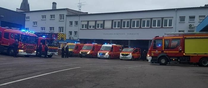 Visite de la Caserne des pompiers de Forbach