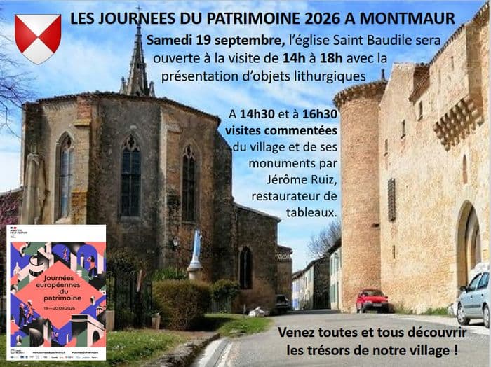 Visite guidée du village et de l'église Saint Baudile
