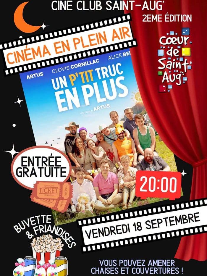 Goûter et cinéma en plein air