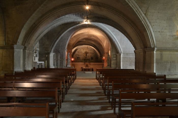 Visite flash de la crypte de l'abbatiale