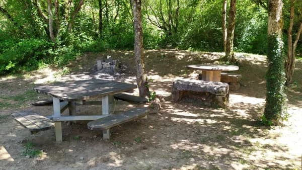 Aire de pique-nique de l'espace Ladoux
