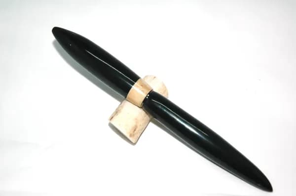 stylo roller en corne de Bufle et Bois de Cerf