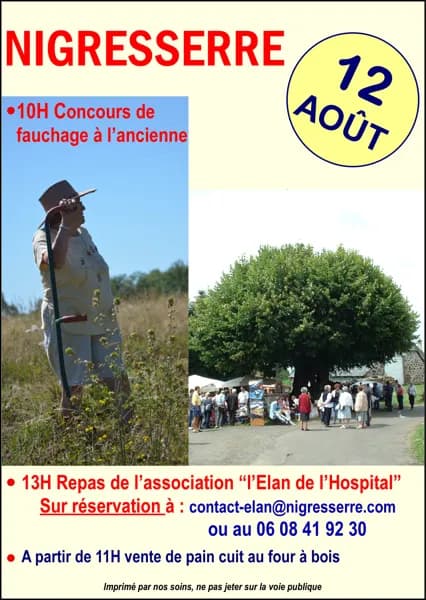 Fête de Nigresserre et concours de Fauchage à la faux