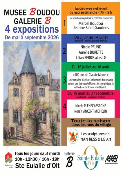 Exposition collective sur le thème de Monet au Musée Marcel Boudou