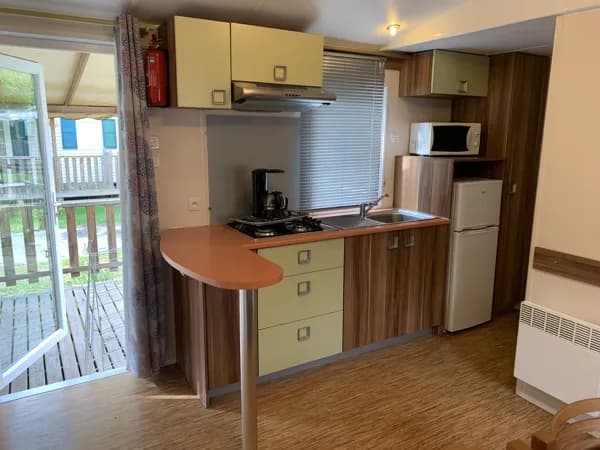 Camping- le Clos de Banes mobilhome 5 personnes