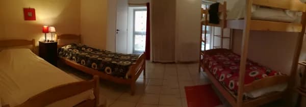 Chambre de 4 du Grand gite (avec salle de bain privative)