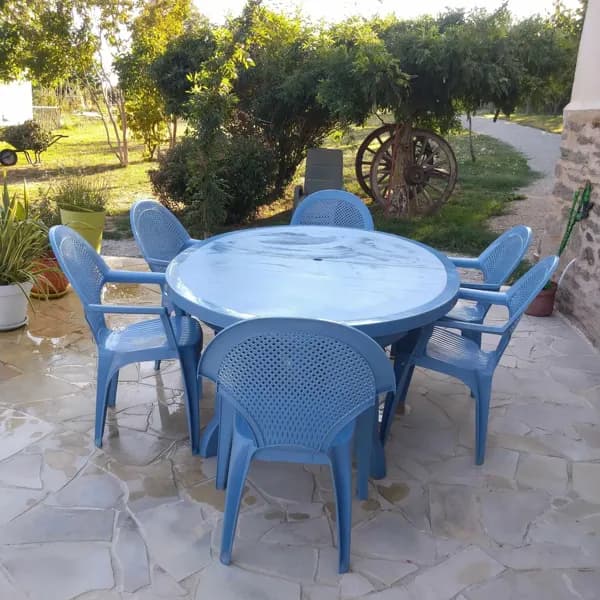 La Grange du Poussié terrasse