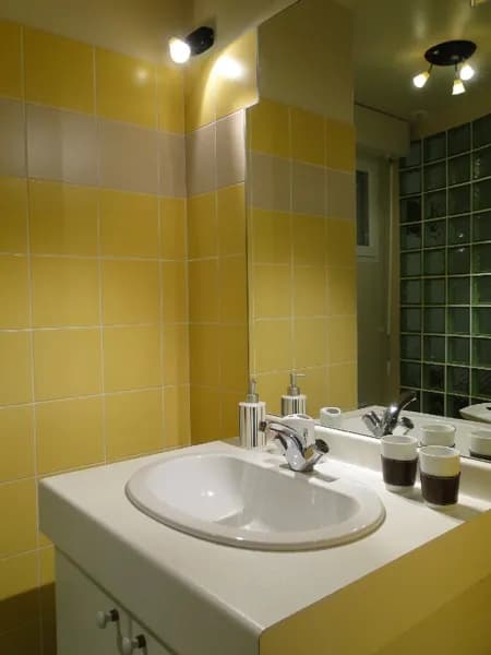 Domaine des Claux - salle de bain de la chambre 3 personnes