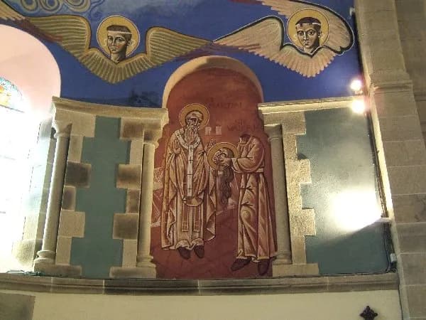 Visite de l'Eglise de Lagarde - Fresques de N. GRESCHNY