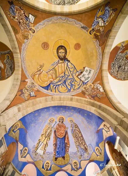 Visite de l'Eglise St Martial de Lagarde - Fresques de N. GRESCHNY