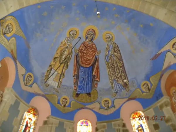 Visite de l'Eglise St Martial de Lagarde - Fresques de N. GRESCHNY