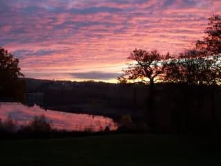 AVEYRON RANDONNEE-coucher-de-soleil-pont de salars