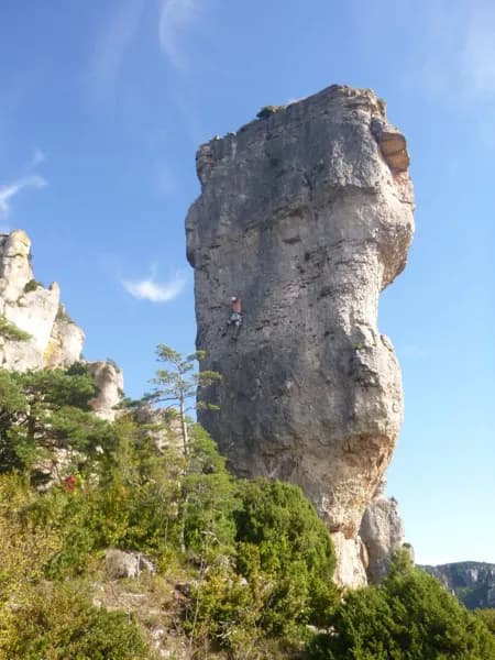 Escalade grande voie