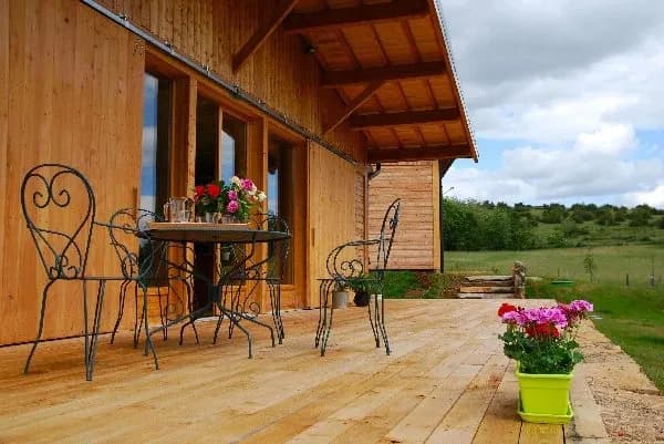 Gîte Les Conquettes - Terrasse