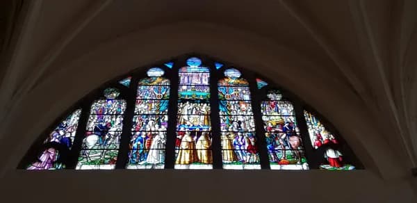 Basilique Notre Dame de Ceignac - vitrail