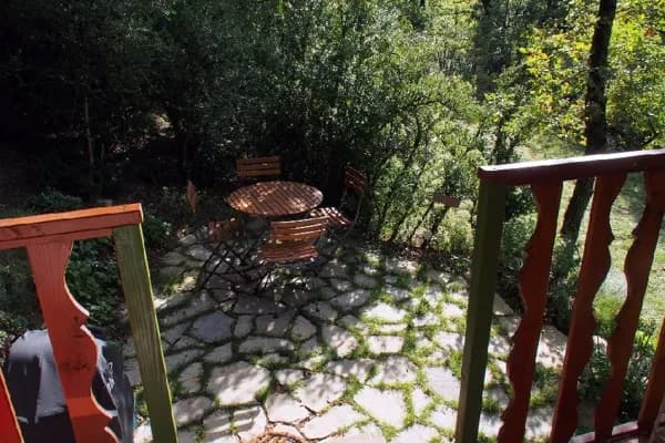 La terrasse et le jardin