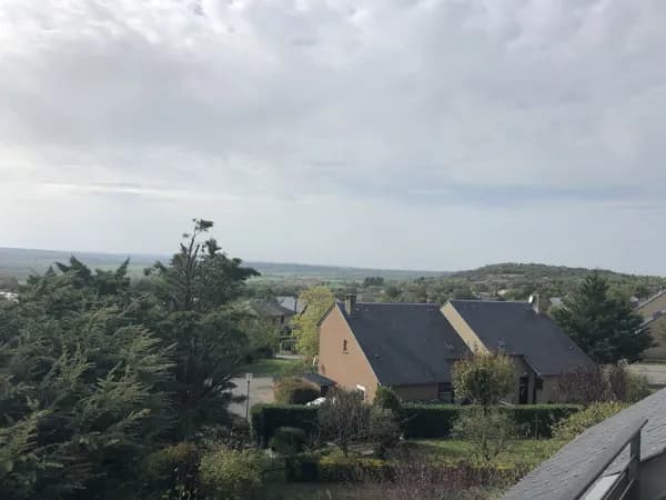 Vue très dégagée de la terrasse
