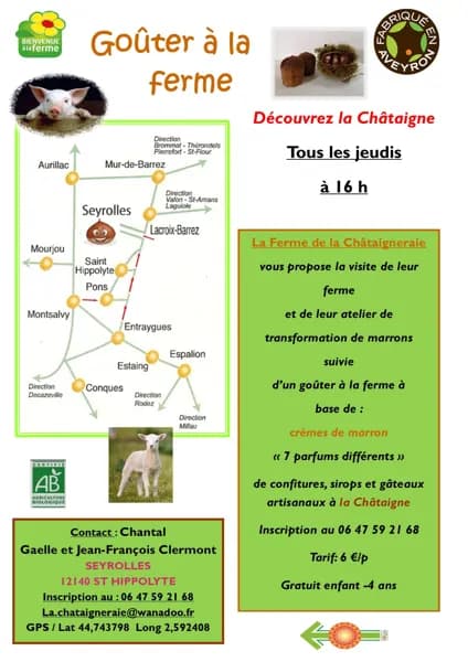 Goûtez La Châtaigne - Marrons de l'Aveyron