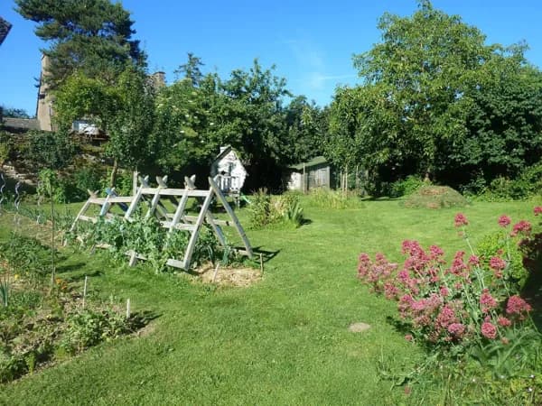 jardin où vous pouvez profiter des herbes aromatiques