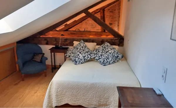 La chambre en mezzanine