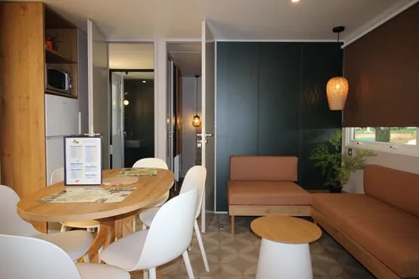 Mobil-home COTE JARDIN 3 ch maxi 6 pers.