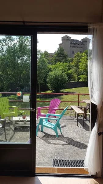 Vue sur la terrasse