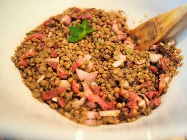 Les Frontilles - Salades de lentilles blondes du Lévézou - Pareloup