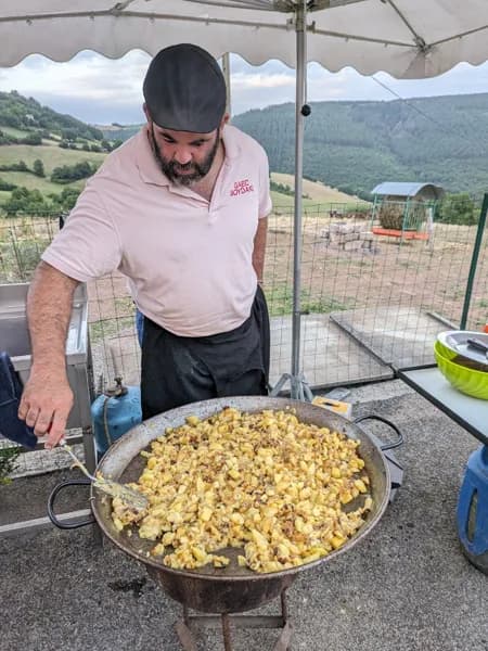 Visite et repas à la ferme Chez Emilie et Rémy