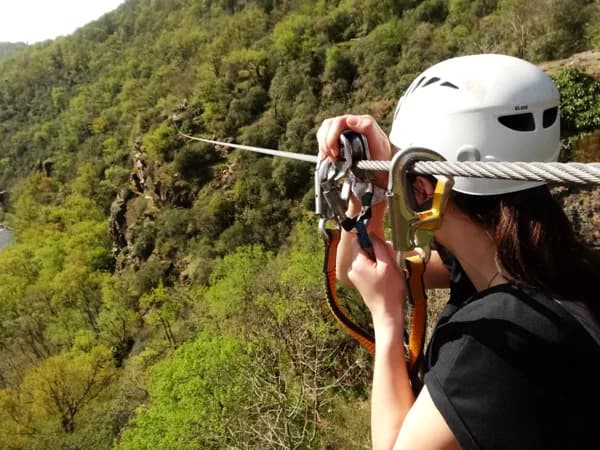 Via ferrata au Roc du Gorb avec Nicolas Daniel