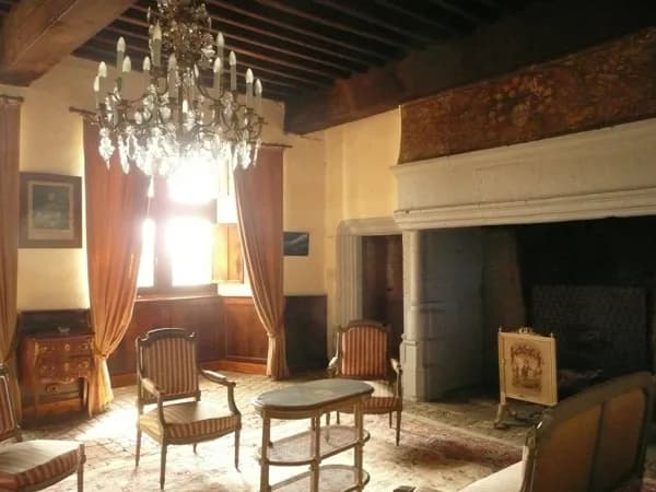 Grand salon Château de Messilhac