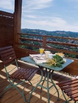Terrasse Résidence de Tourisme Les Logis des Boisements