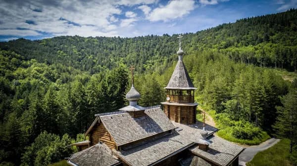 Toiture de l'église Russe