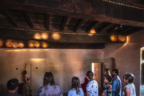 Salle du plafond peint