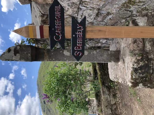 Départ de randonnée du gîte
