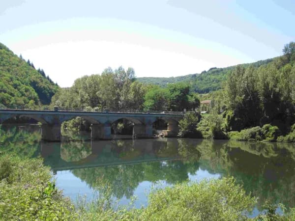 Vue sur le Tarn Camping de La Prade
