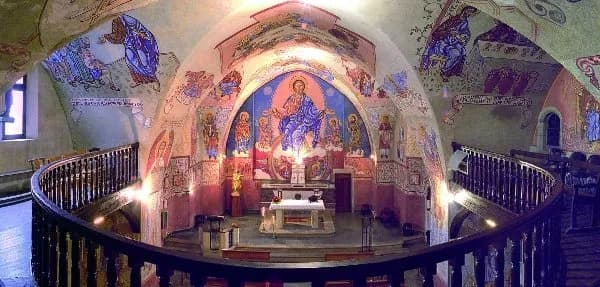Église de Saint-Victor et fresques de Nicolaï Greschny-groupe