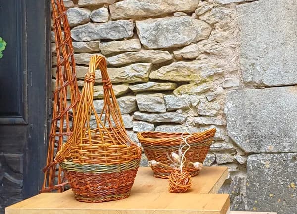 Atelier découverte adulte ~ 2 jour un panier asymétrique sur fond rond