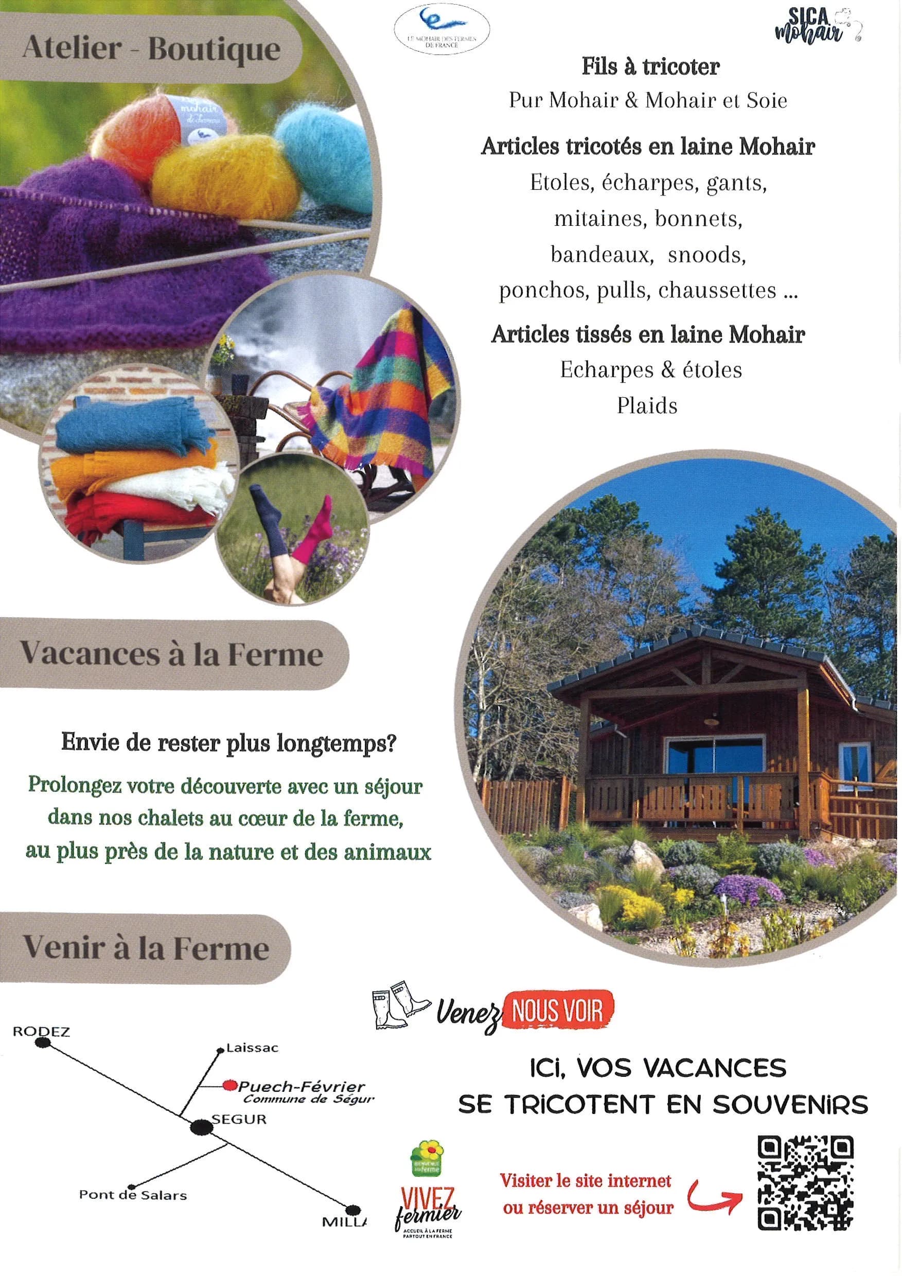 VISITES à la ferme le Puech Février